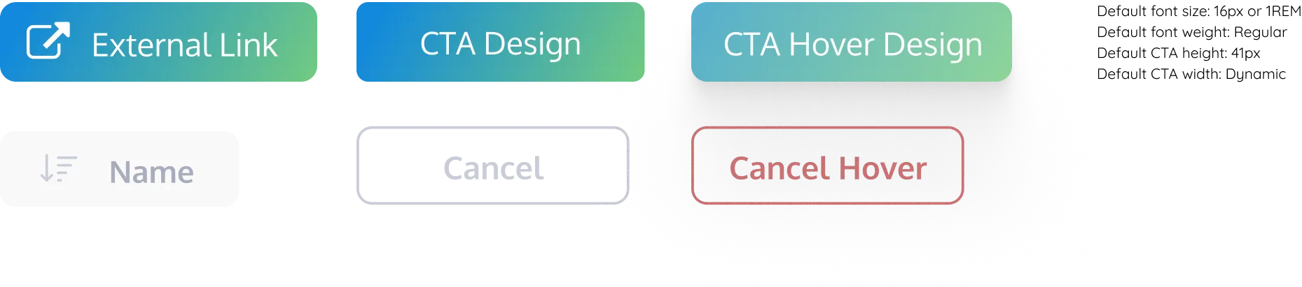 Design system CTAs and buttons