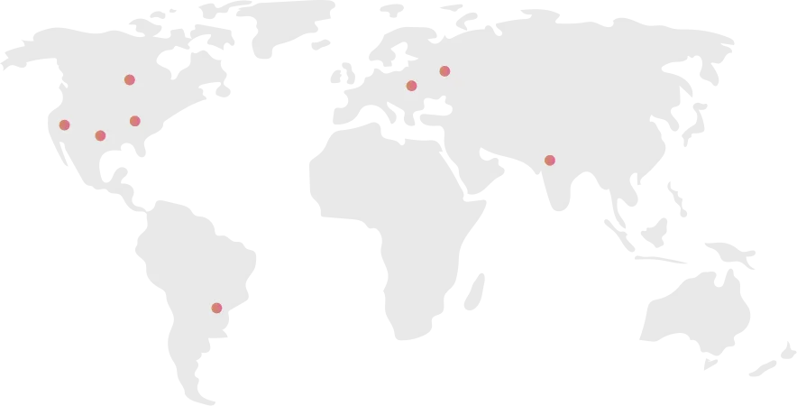 Map of locations where Nicolas Mendes has worked